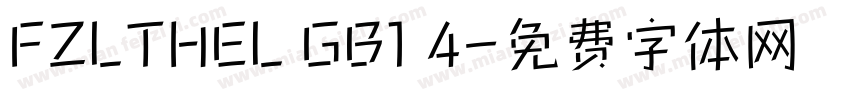 FZLTHEL GB1 4字体转换